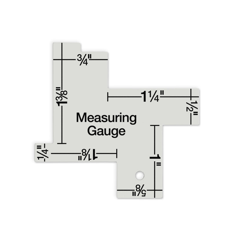 Load image into Gallery viewer, 3100|Dritz Measuring Gauge, 1/8"-2" Markings