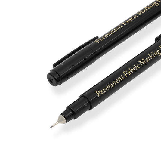3087|Dritz Fine Line Permanent Fabric Pen, Black