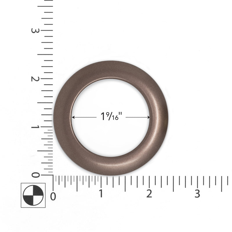 Load image into Gallery viewer, 44370|Dritz 1-9/16" Plastic Curtain Grommets, Copper, 8 Sets
