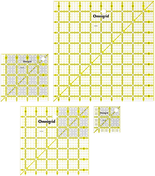 R2595S|Omnigrid Square Ruler Value Pack