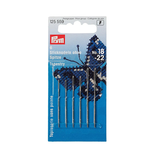 125559|Prym Tapestry Needles, No. 18-22, 6 PC