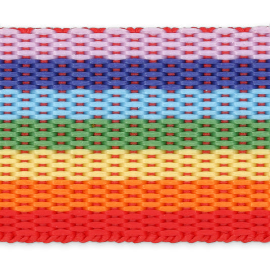 450|Dritz 1" Polypro Belting & Strapping, Rainbow, 60" Long