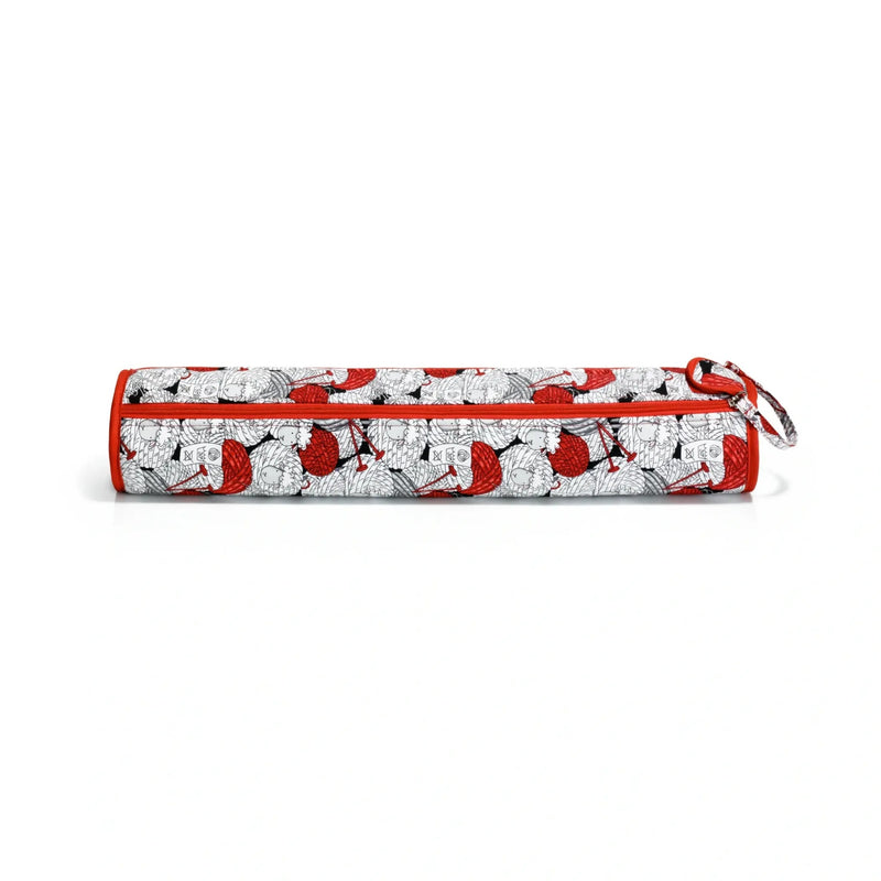 Load image into Gallery viewer, 612037|Prym Knitting Needle Storage Roll &amp; Organizer, Red Merino Sheep