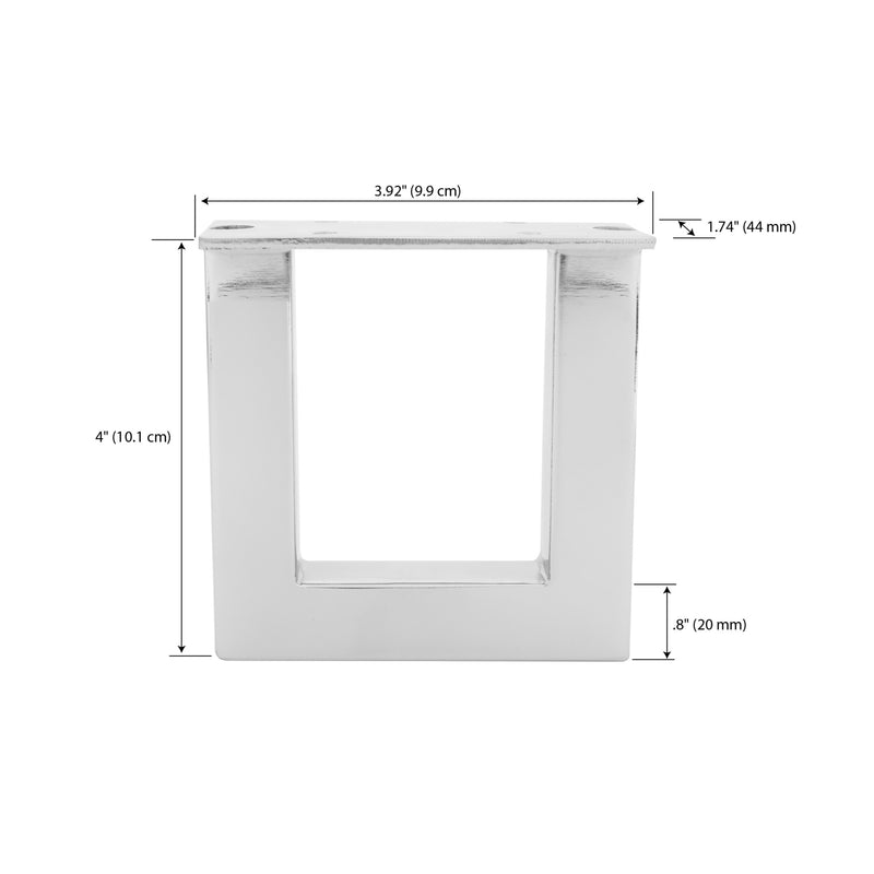 Chargez l'image dans la visionneuse de la galerie, 44708-65|Dritz Industrial Metal Legs, Nickel, 2 pc