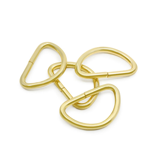 117-34-35|Dritz 3/4" D-Rings, Gilt, 4 pc