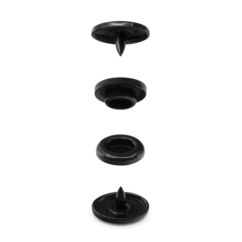 Cargue la imagen en el visor de la galería, 11179-1|Dritz 1/2" Plastic Snaps, Black, 60 Sets