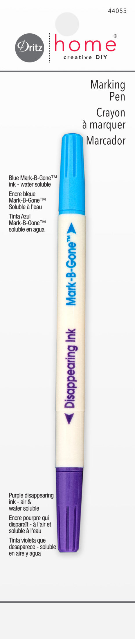 Cargue la imagen en el visor de la galería, 44055|Dritz Dual Marking Fabric Pen, Soluble Ink