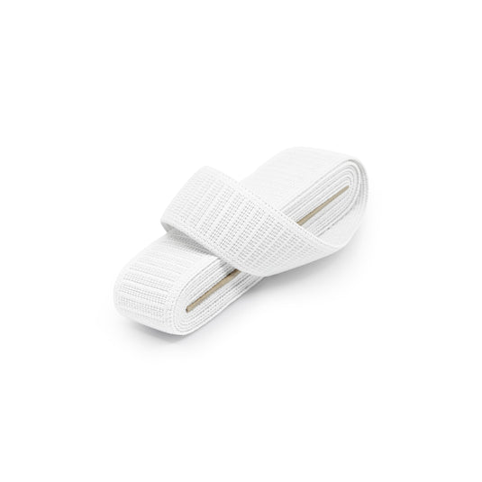 9508W|Dritz 1-1/4" Non-Roll Elastic, White, 3 yd