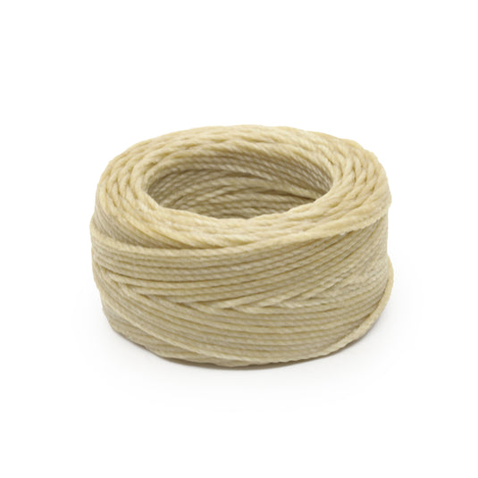 9043|Dritz Waxed Button Thread, Natural, 20 yd