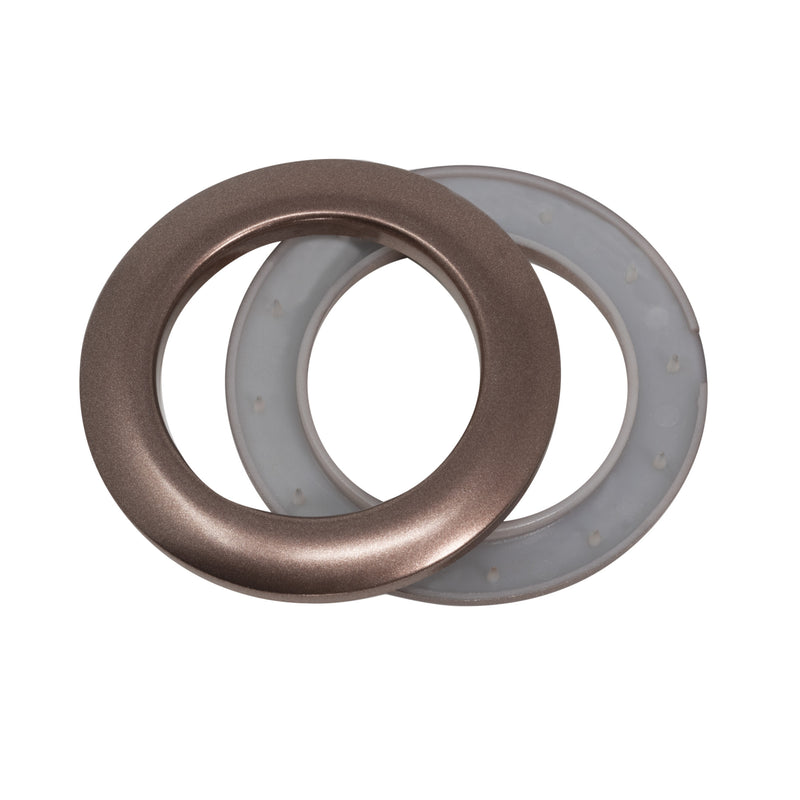 Load image into Gallery viewer, 44370|Dritz 1-9/16" Plastic Curtain Grommets, Copper, 8 Sets
