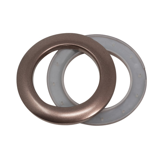44370|Dritz 1-9/16" Plastic Curtain Grommets, Copper, 8 Sets