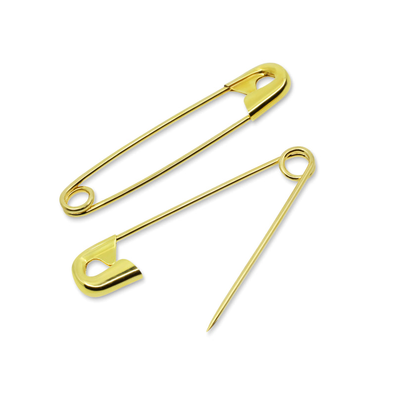 Load image into Gallery viewer, 1465|Dritz 1-1/2" Quilters Brass Safety Pins, Brass, 35 pc