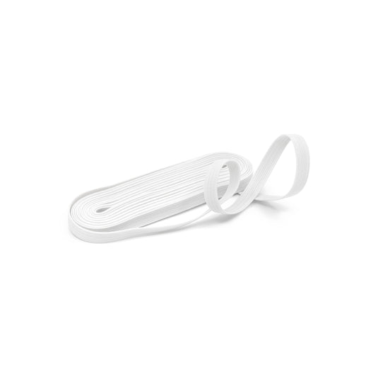 9337W|Dritz 1/4" Soft Stretch Elastic, White, 3 yd