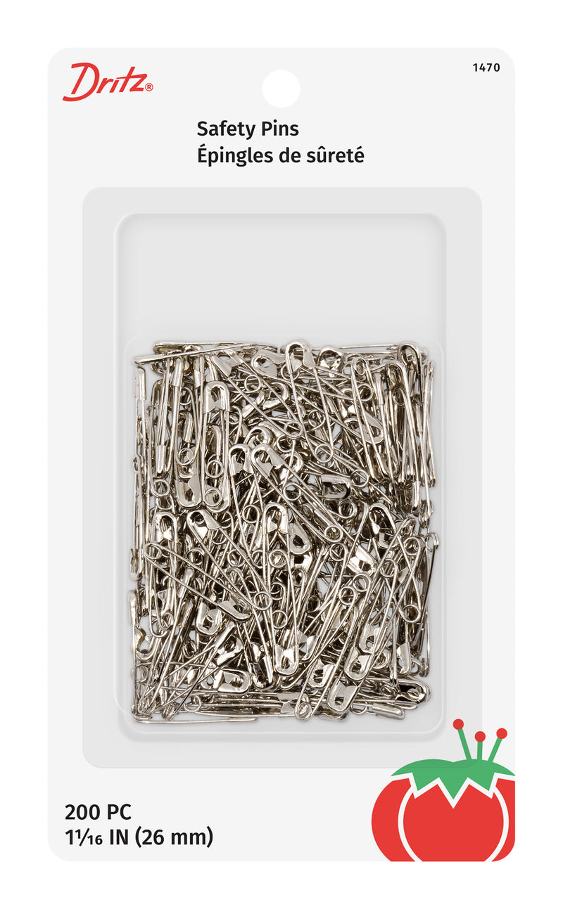 Load image into Gallery viewer, 1470|Dritz 1-1/16" Safety Pins, Nickel, 200 pc