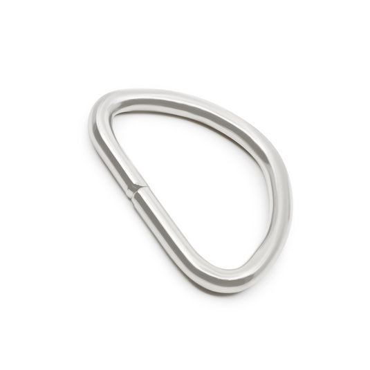 BK139|Dritz 3/4" D-Rings, Nickel, 24 pc