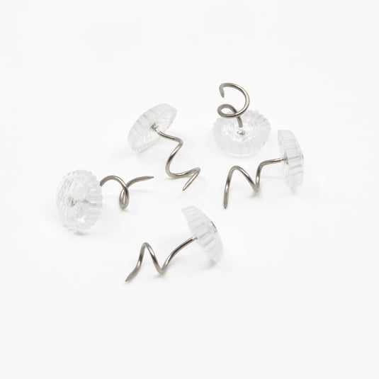 602-61|Dritz Twist Pins, Clear, 10 pc