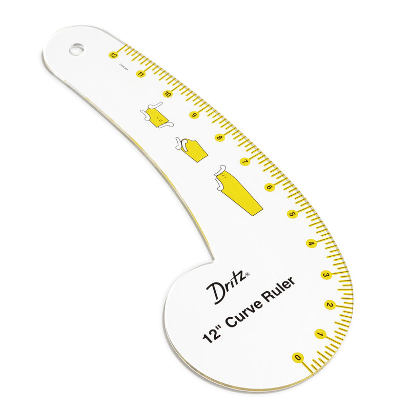 Load image into Gallery viewer, 854|Dritz 12" Curve Ruler with How-To Illustrations
