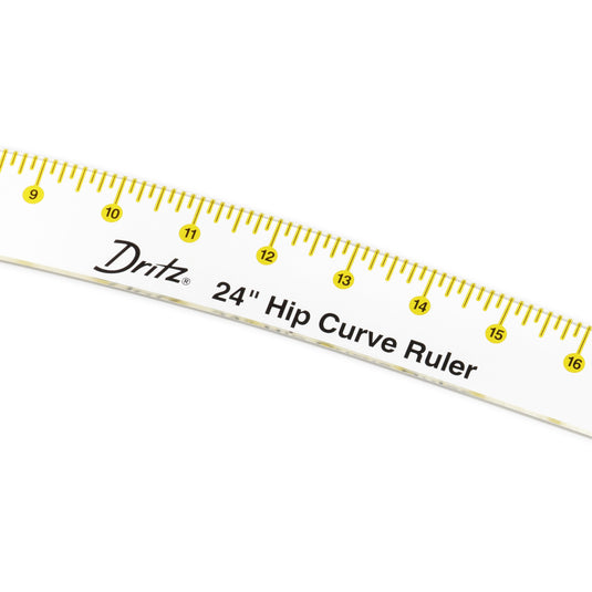 856|Dritz 24" Hip Curve Ruler with How-To Illustrations