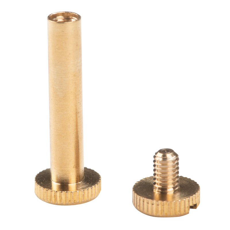 Chargez l'image dans la visionneuse de la galerie, 44321-35|Dritz Long Post Chicago Screws, Brass, 3 pc
