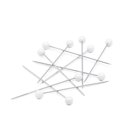 302100| Size 24, Steel White Colorball, 4mm head
