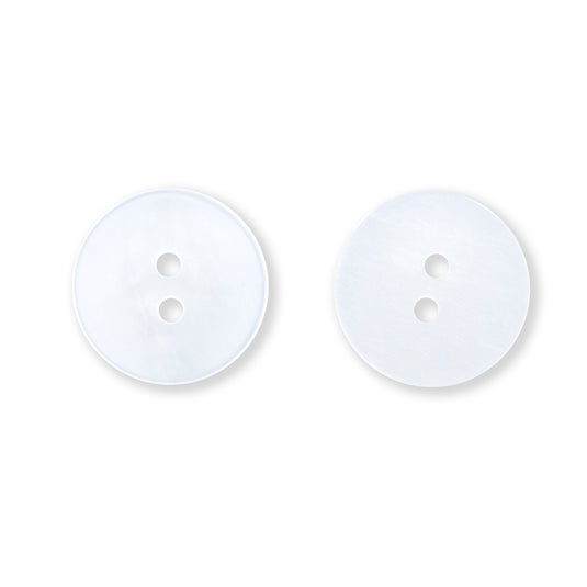 25567|Dritz Waistband Buttons, White Pearl, 17mm, 15 PC