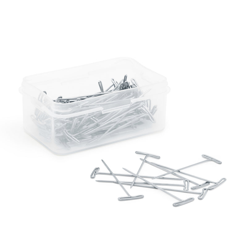 Load image into Gallery viewer, 44008|Dritz 2" T-Pins, Nickel, 100 pc