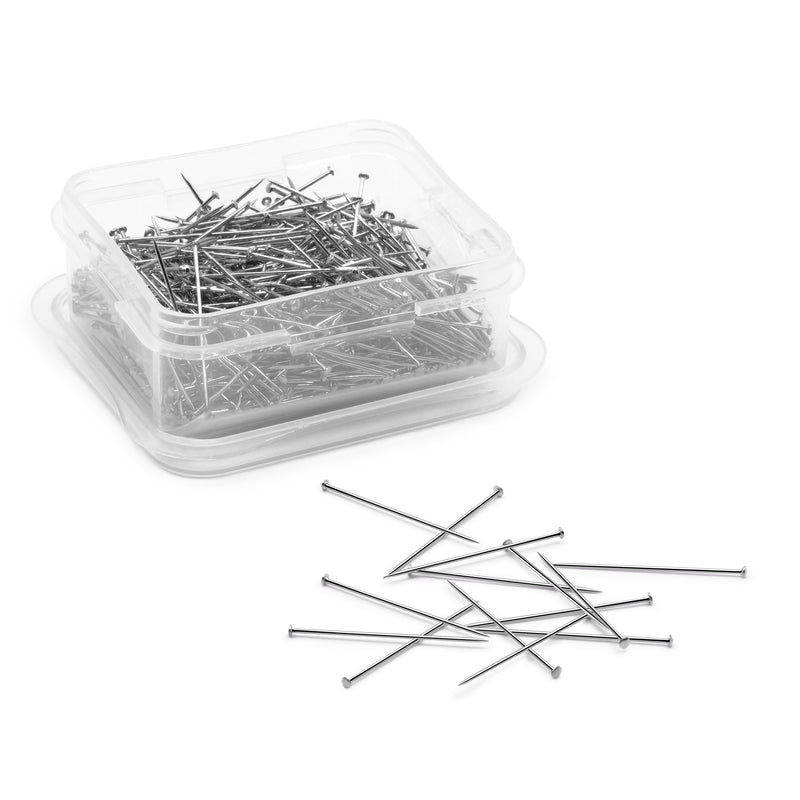 Load image into Gallery viewer, 37|Dritz 1-1/16" Satin Pins, Nickel, 500 pc