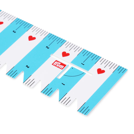 60119|Prym 8" Flexible Ruler, Turquoise