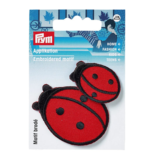 925247|Prym Applique, Ladybugs, 2 pc