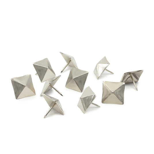 44272|Dritz 3/4" Square Decorative Nails, Nickel, 10 pc
