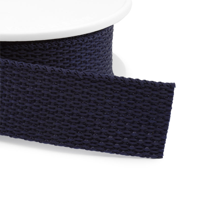 Load image into Gallery viewer, 28602-3|Dritz 1" Polypro Belting &amp; Strapping, Navy, 15 yd