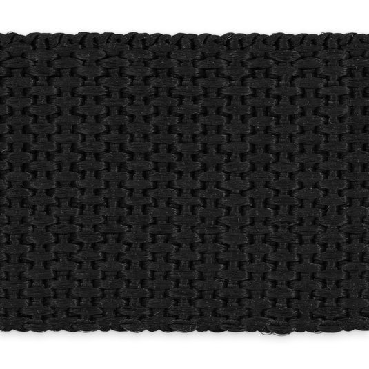 28608-1|Dritz 1" Polypro Belting & Strapping, Black, 2 yd