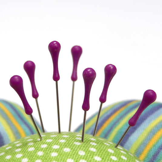 135-40|Dritz 1-1/2" Easy Grasp Pins, Purple, 60 Pieces