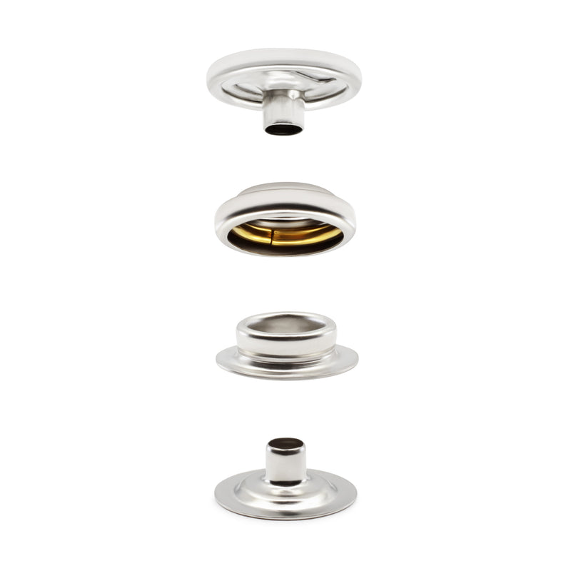 Cargue la imagen en el visor de la galería, 18-65|Dritz Heavy Duty Snap Fastener Kit, 7 Sets, Nickel