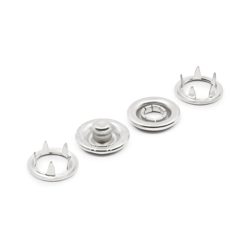 Load image into Gallery viewer, 16-65|Dritz 7/16" Snap Fasteners, 7 Sets, Nickel