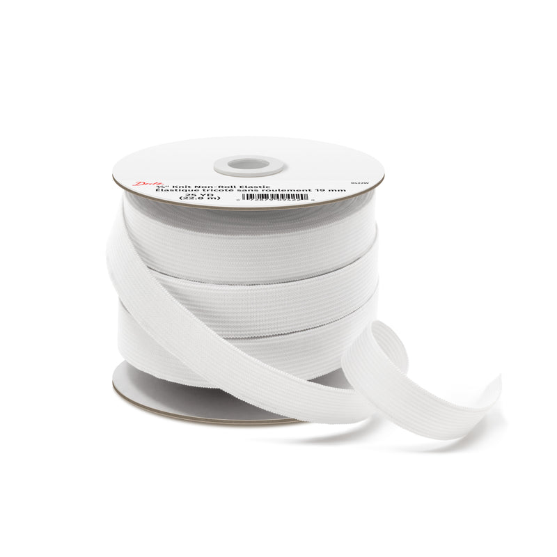Chargez l'image dans la visionneuse de la galerie, 9422W|Dritz 3/4" Knit Non-Roll Elastic, White, 25 yd