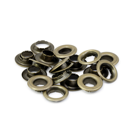 659-38|Dritz 1/4" Large Eyelets & Tools, 12 Sets, Brass