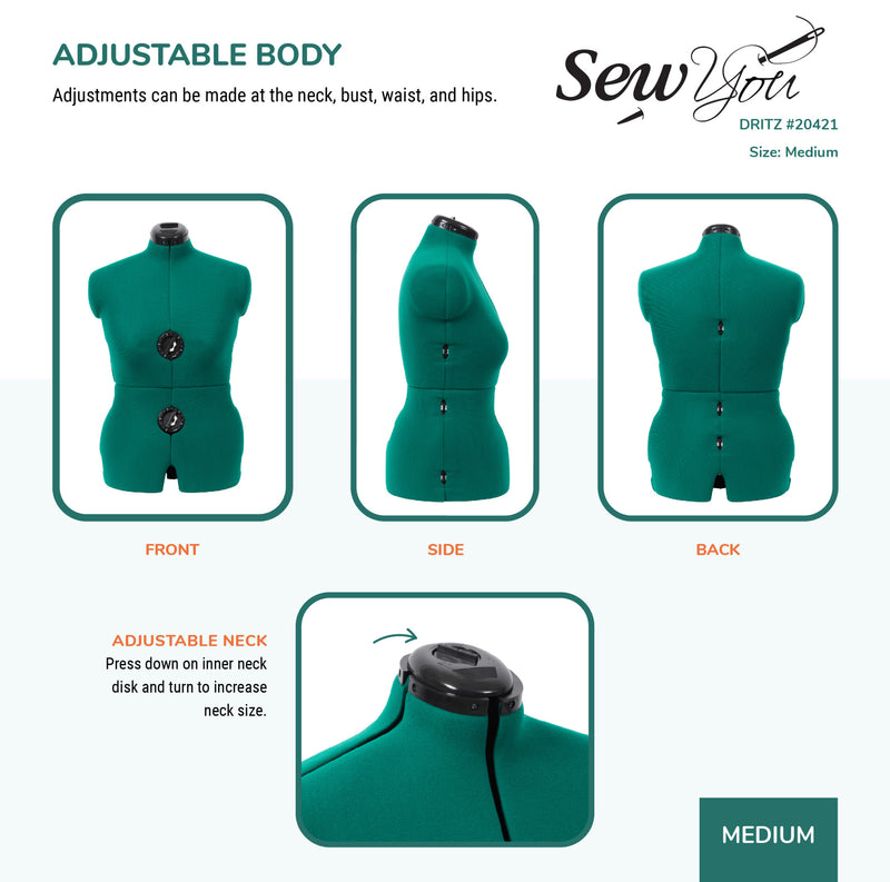 Load image into Gallery viewer, 20421|Dritz Sew You Adjustable Dress Form, Medium
