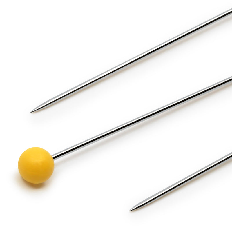 Chargez l'image dans la visionneuse de la galerie, 112|Dritz 1-3/4" Extra-Long Color Ball Pins, Yellow, 250 pc