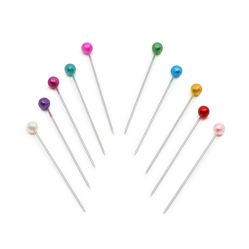 Chargez l'image dans la visionneuse de la galerie, 63|Dritz 1-1/2" Long Pearlized Pins, Assorted, 40 pc