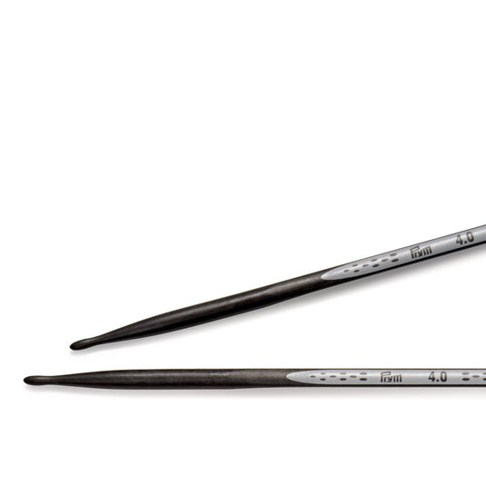 194184|Prym 6" Ergonomic Double Point Knitting Needles, Carbon, 4mm