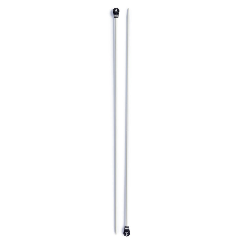 Cargue la imagen en el visor de la galería, 191476|Prym 16" Single Point Aluminum Knitting Needles, 4mm