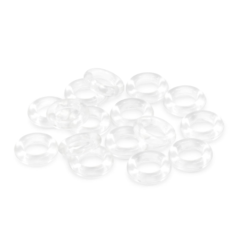 Load image into Gallery viewer, 44339|Dritz 1/2" Plastic Rings, Clear, 24 pc
