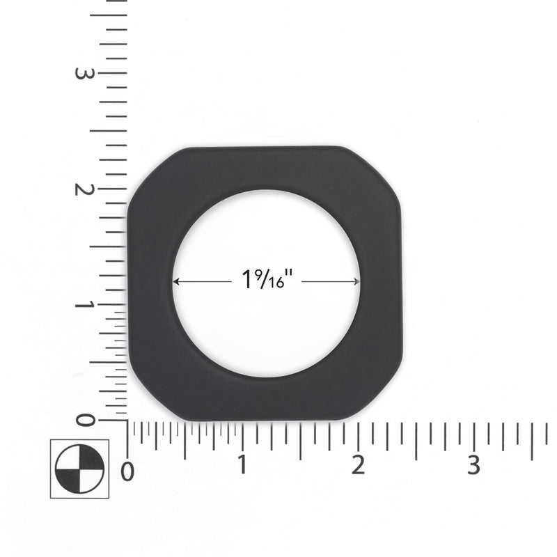 Load image into Gallery viewer, 44398|Dritz 1-9/16" Square Plastic Curtain Grommets, Matte Black, 8 Sets