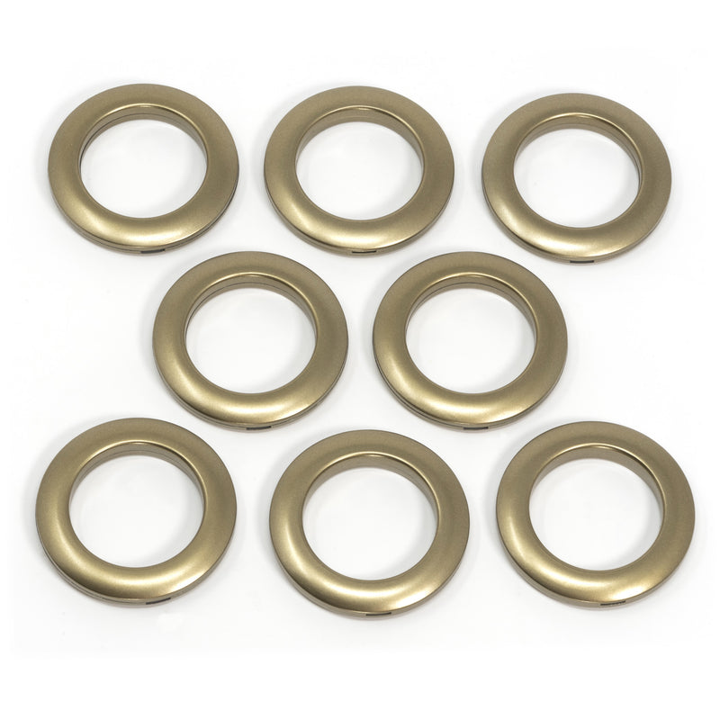 Load image into Gallery viewer, 44369|Dritz 1-9/16" Plastic Curtain Grommets, Antique Gold, 8 Sets
