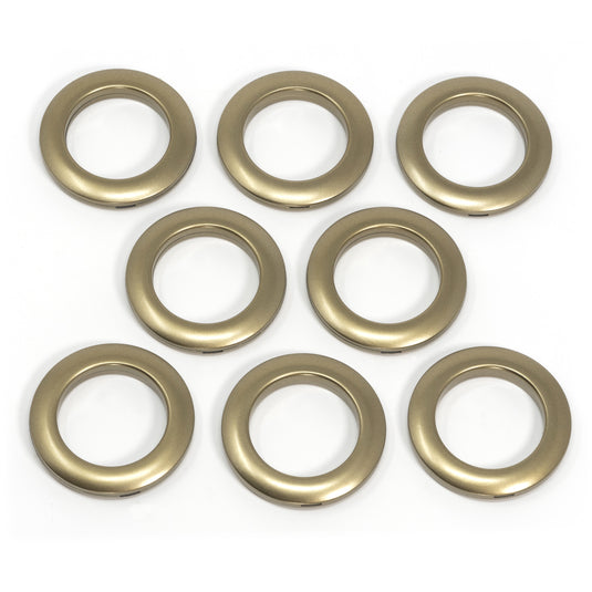 44369|Dritz 1-9/16" Plastic Curtain Grommets, Antique Gold, 8 Sets
