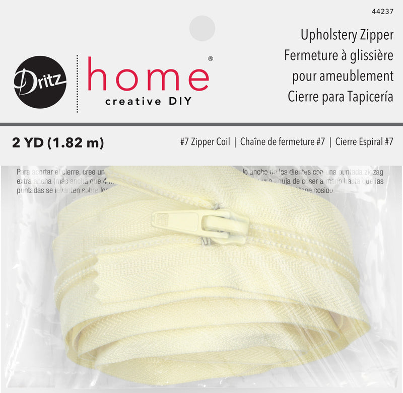 Chargez l'image dans la visionneuse de la galerie, 44237|Dritz Upholstery Zipper, Cream, 2 yd