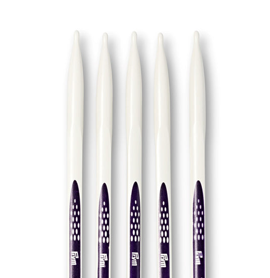 57057|Prym 8" Ergonomic Double Point Knitting Needles, US 10.75 (7mm)