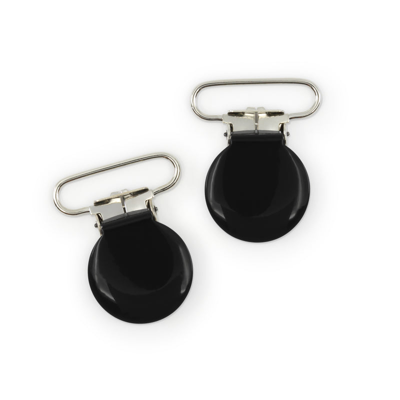 Load image into Gallery viewer, 108-1|Dritz 1" Suspender/Mitten Clips, 2 pc, Black