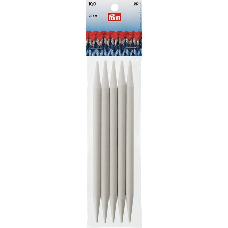 Load image into Gallery viewer, 218652|Prym 8" Double Point Plastic Knitting Needles, 10mm

